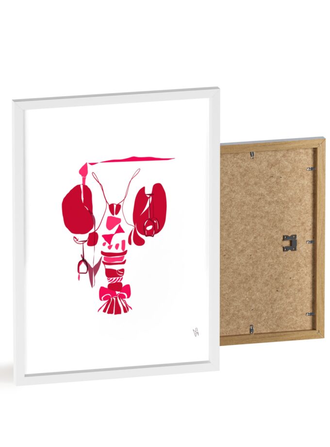 Chef's Kiss Poster, Framed