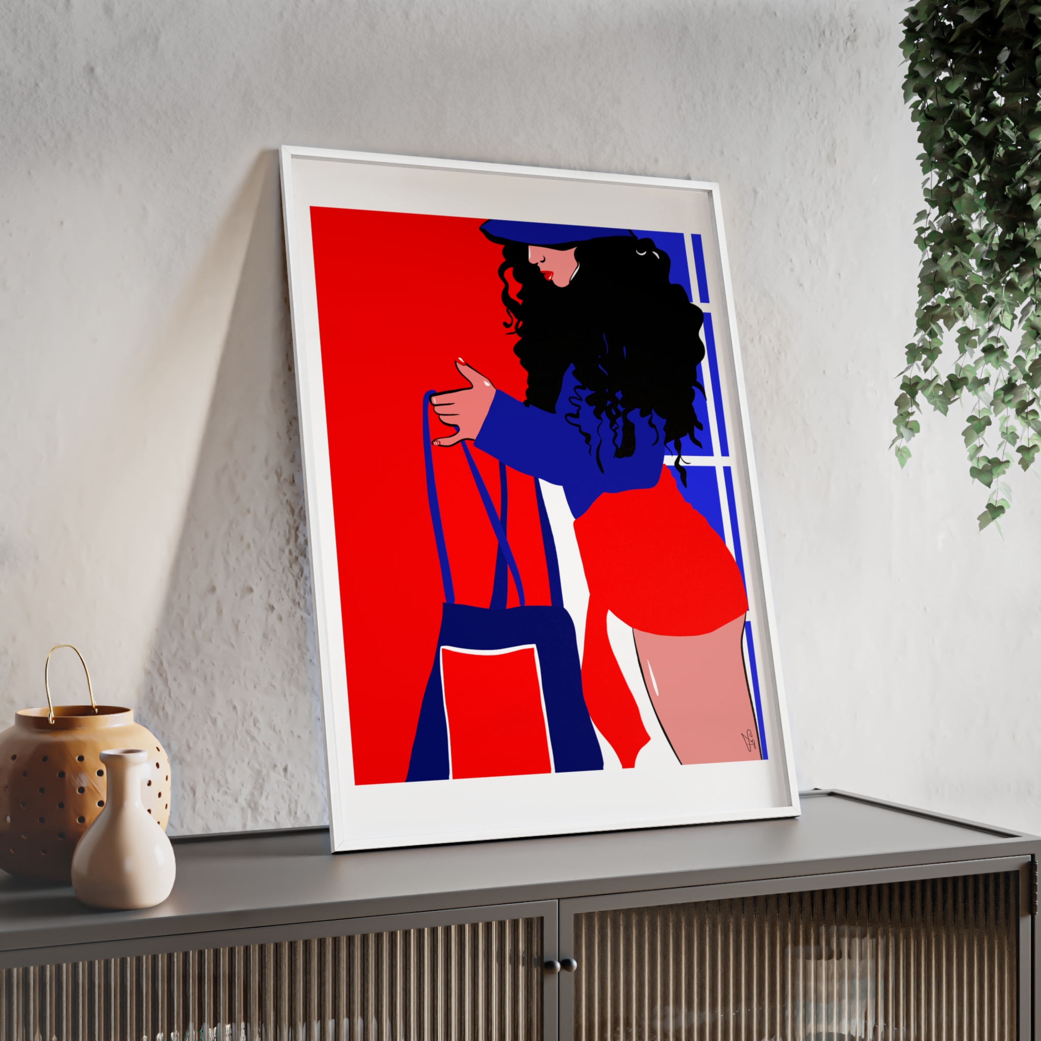 Beach Day Poster, Framed - Image 31