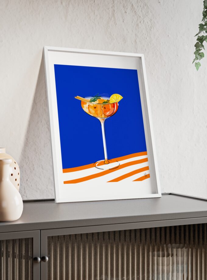 Apple Cider Poster, Framed