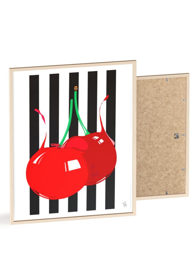 Cherries Poster, Framed