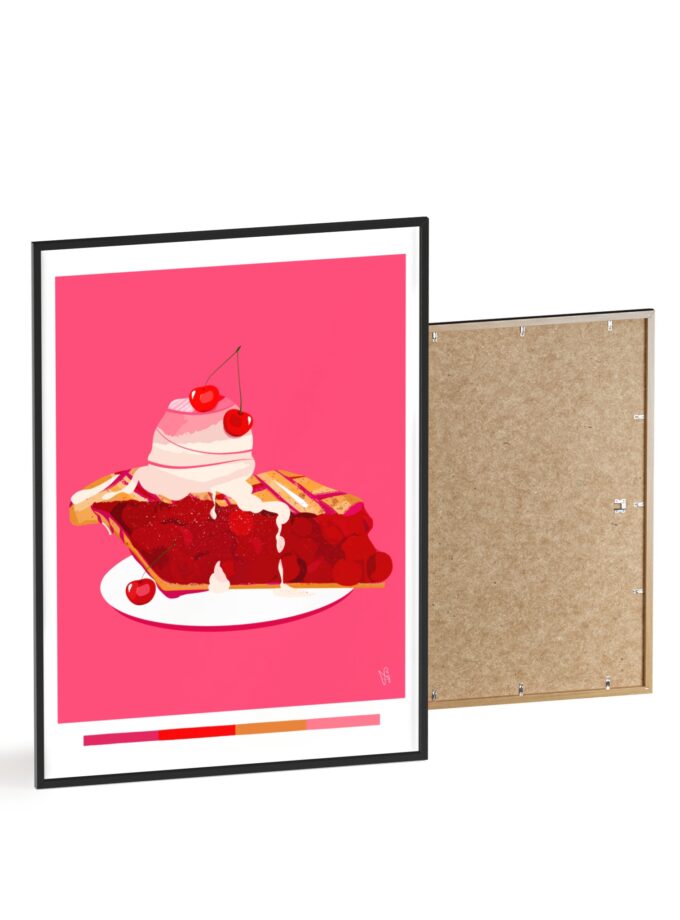 Cherry Pie Poster, Framed