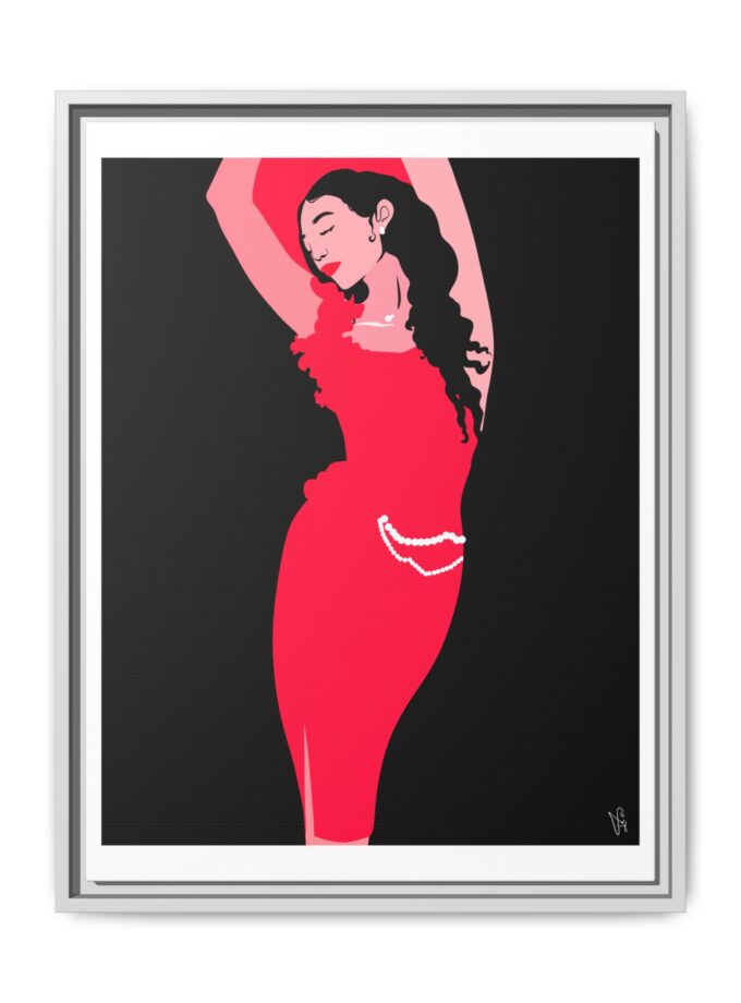 Goddess Canvas, Framed