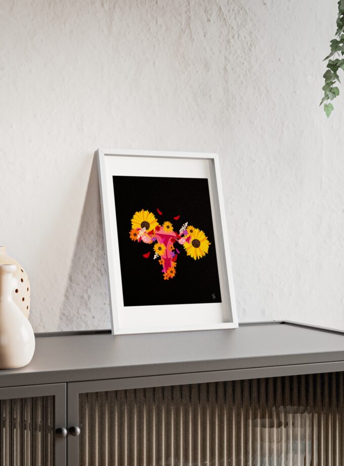 Nature Is Healing Poster, Framed