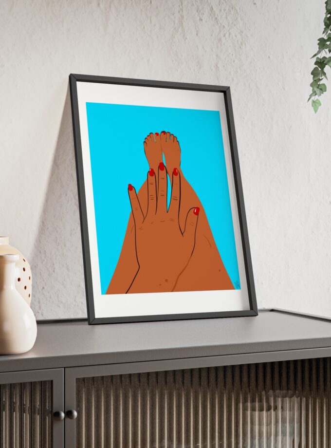 Sky Polish Poster, Framed