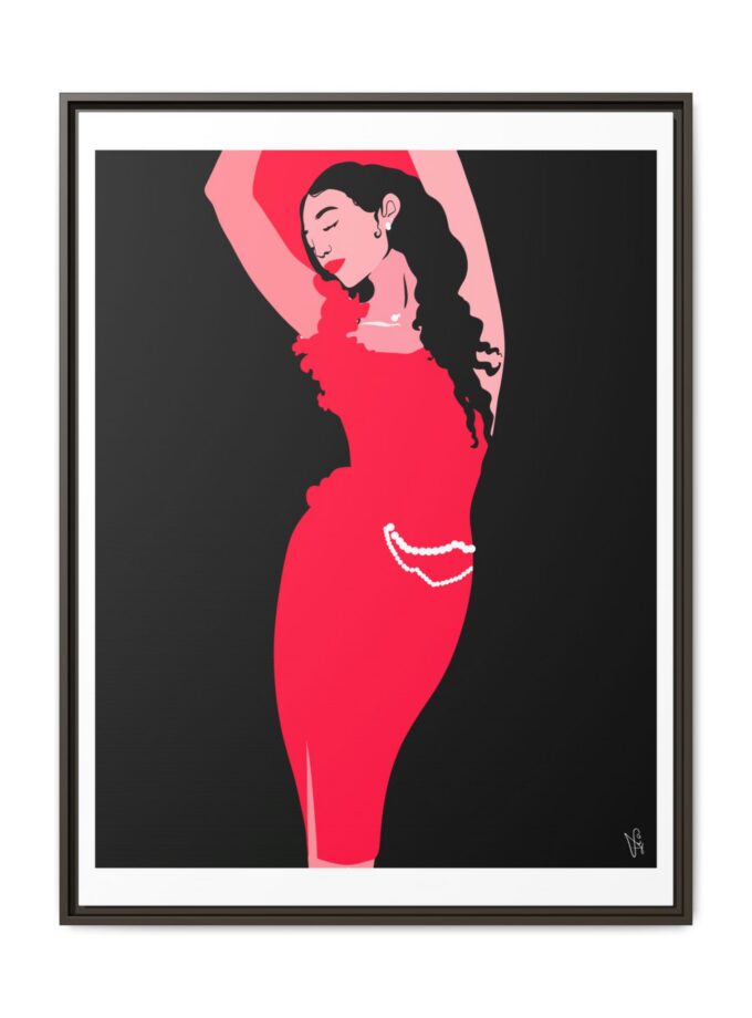 Goddess Canvas, Framed