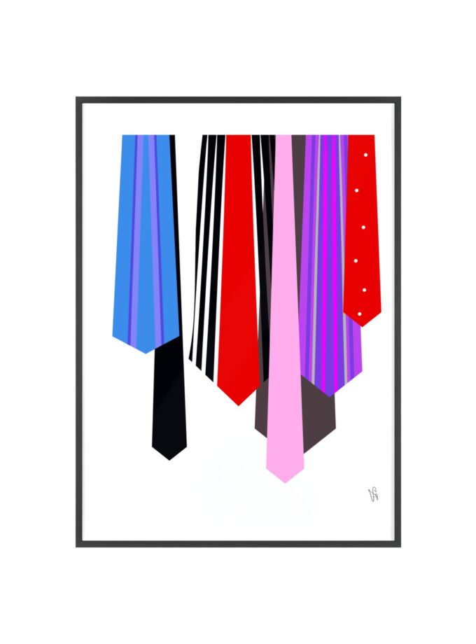 Ties Poster, Framed