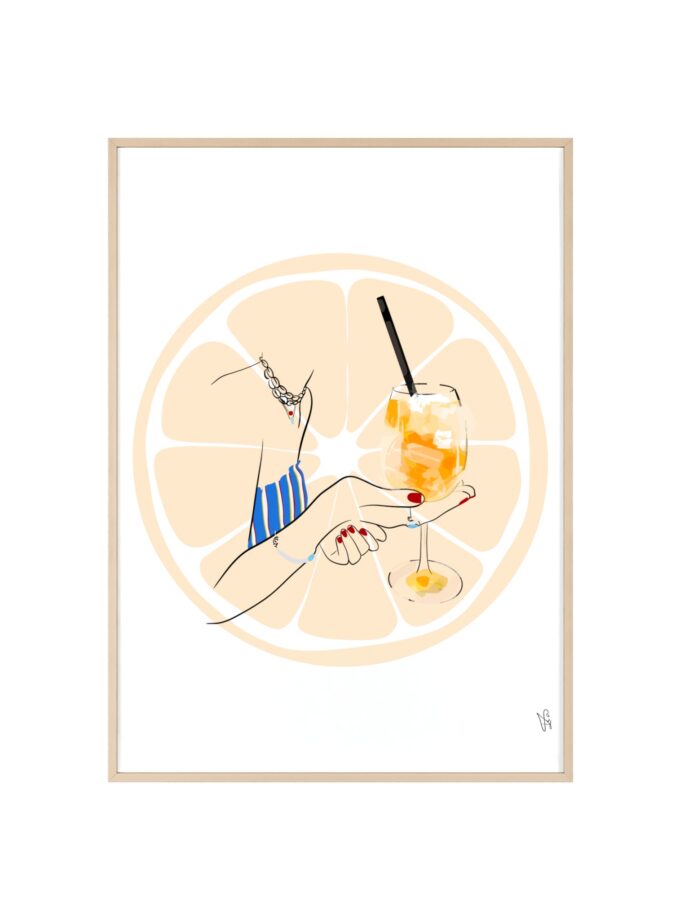 Mimosa in Dubrovnik Poster, Framed