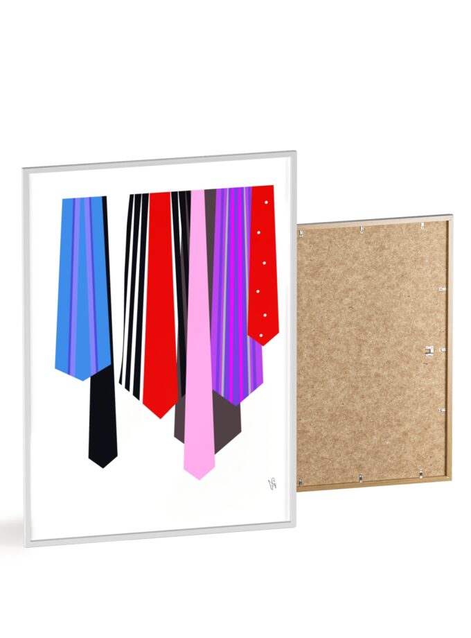 Ties Poster, Framed