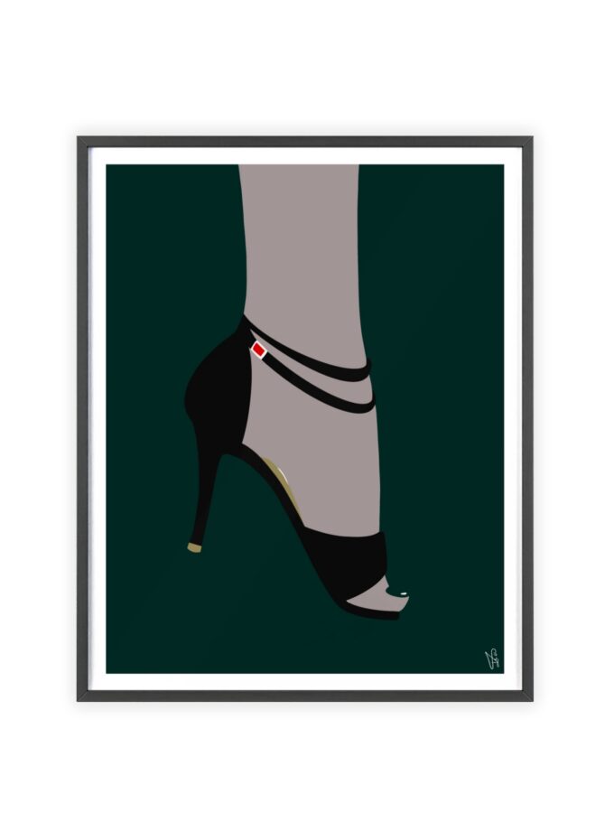 Emerald Poster, Framed