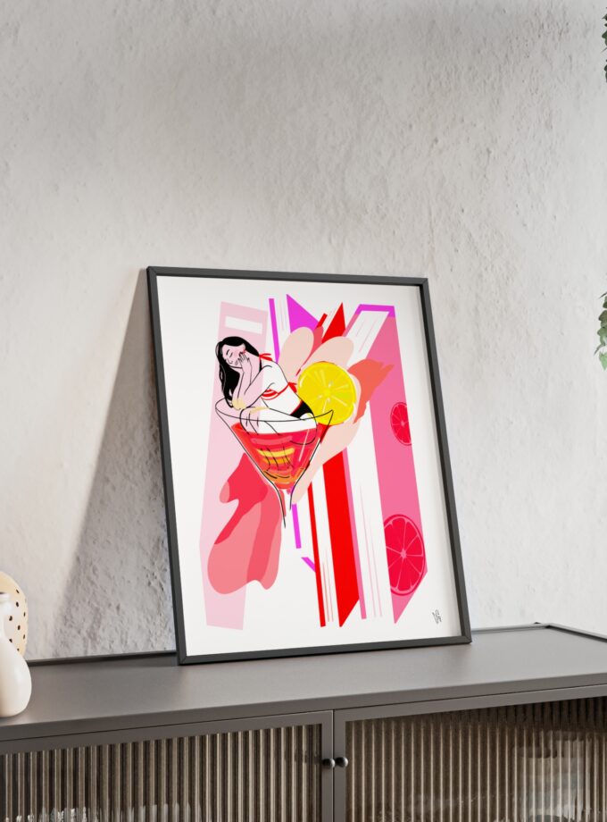 Cosmopolitana Poster, Framed