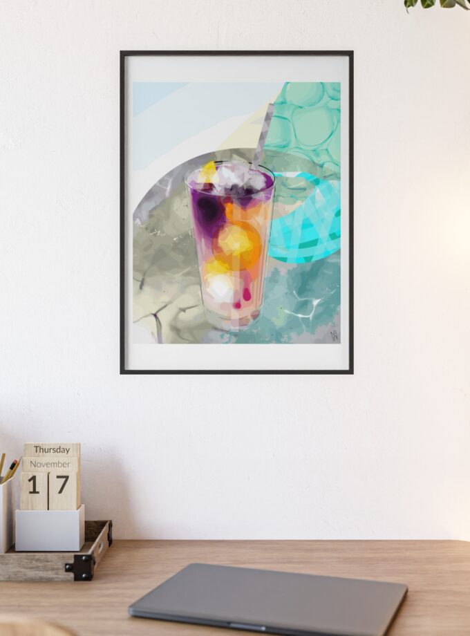 Lemonade In Zagreb Poster, Framed