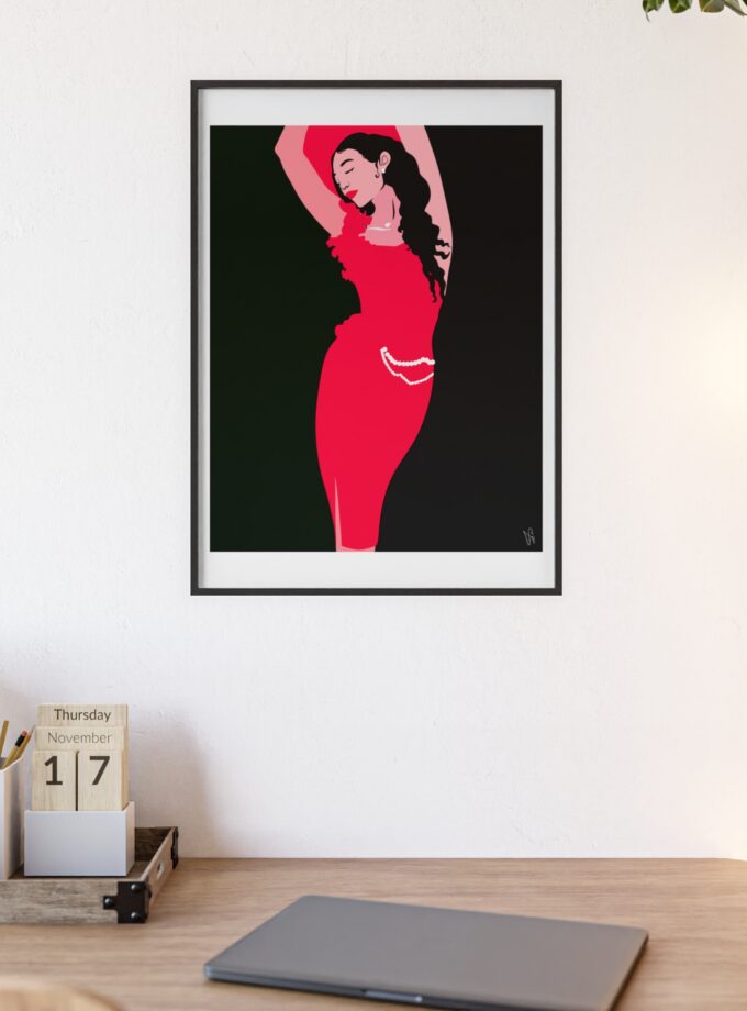 Goddess Poster, Framed