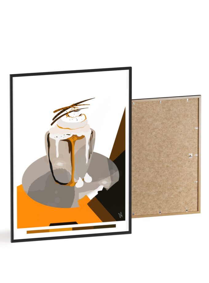 Caramel Bliss Poster, Framed