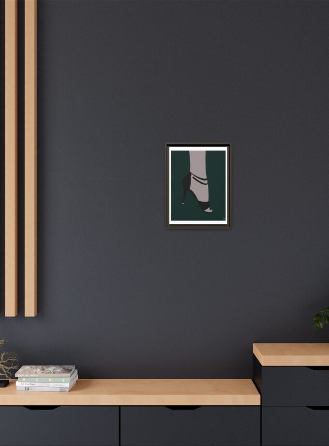 Emerald Canvas, Framed