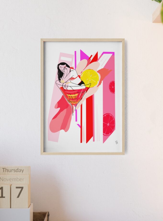 Cosmopolitana Poster, Framed