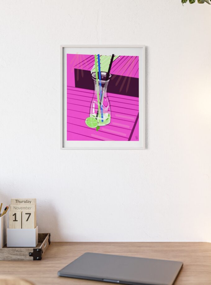 Mojito In Starigrad Poster, Framed