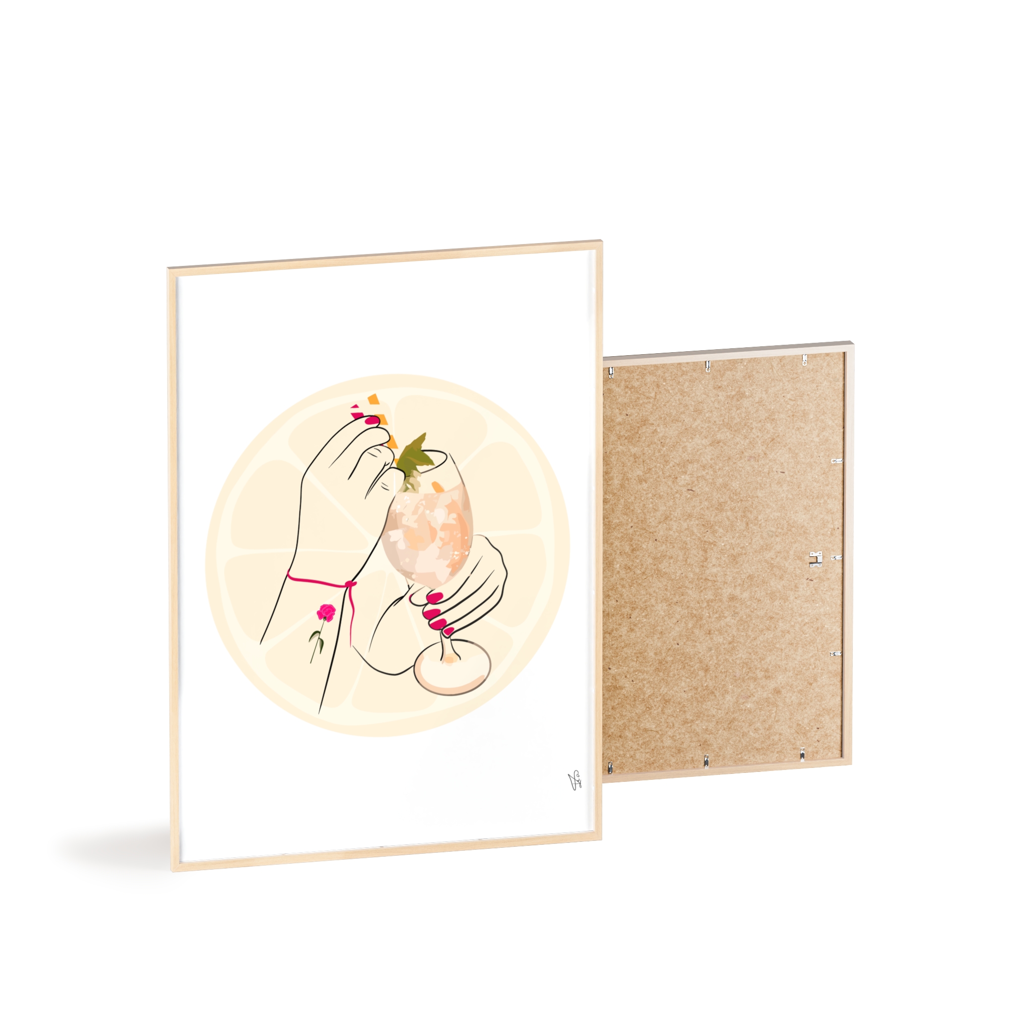 A Toast To Friendship Poster, Framed - Image 34