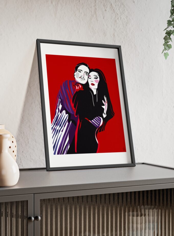 90' Bloody Halloween Poster, Framed