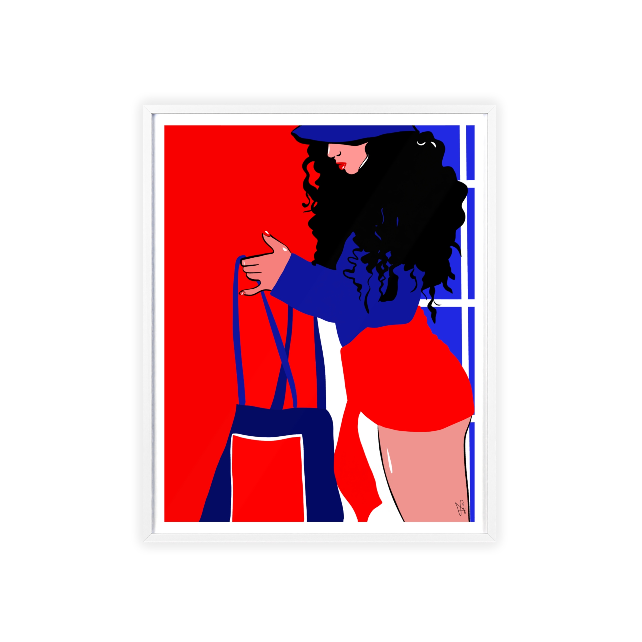 Beach Day Poster, Framed - Image 13