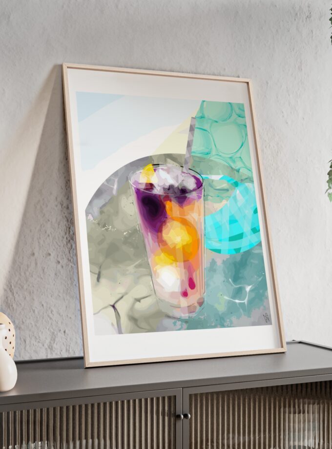 Lemonade In Zagreb Poster, Framed