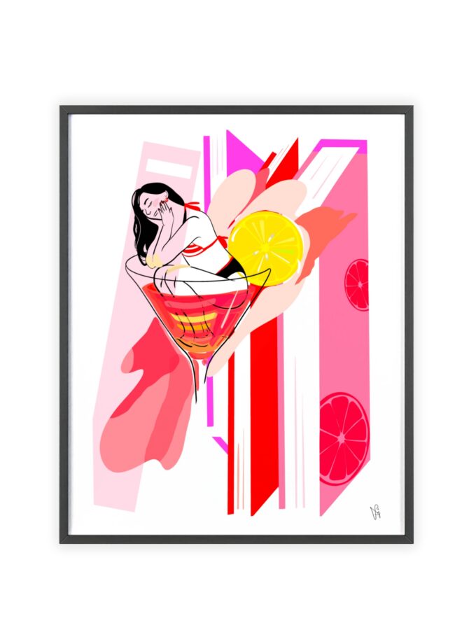 Cosmopolitana Poster, Framed