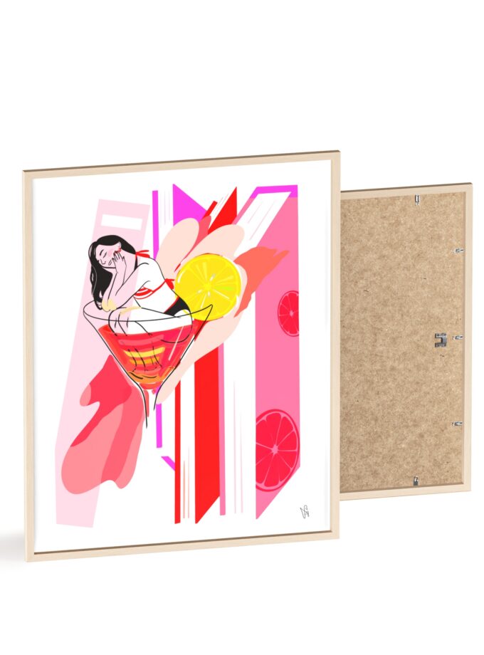 Cosmopolitana Poster, Framed