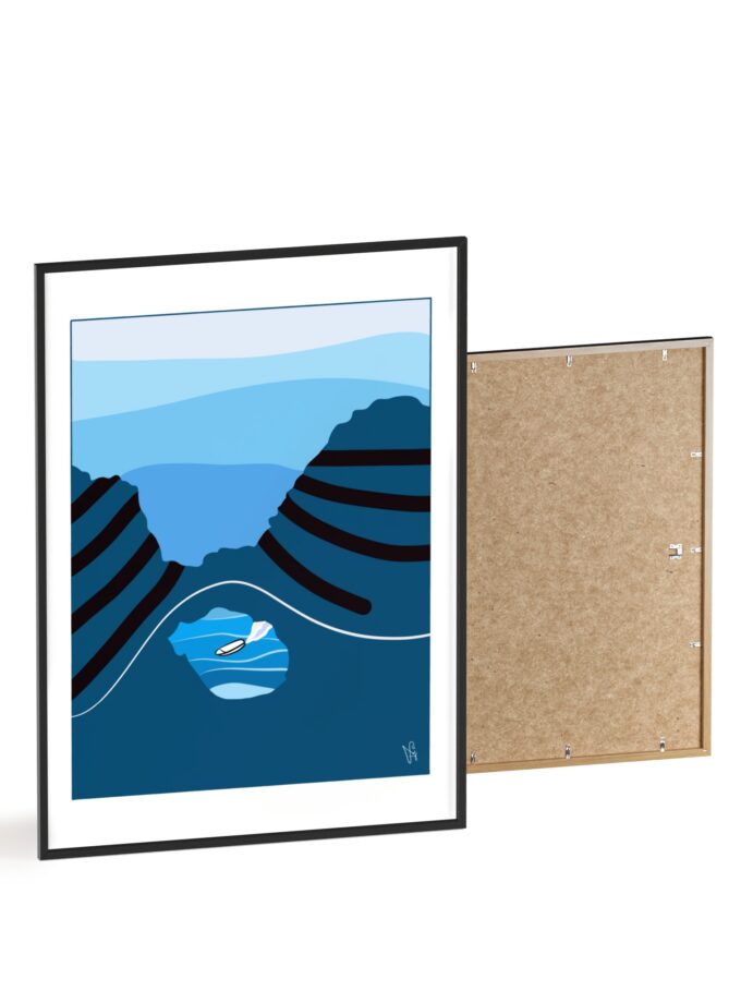 Sky Is Bright Poster, Framed