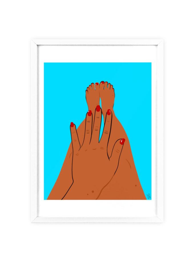 Sky Polish Poster, Framed