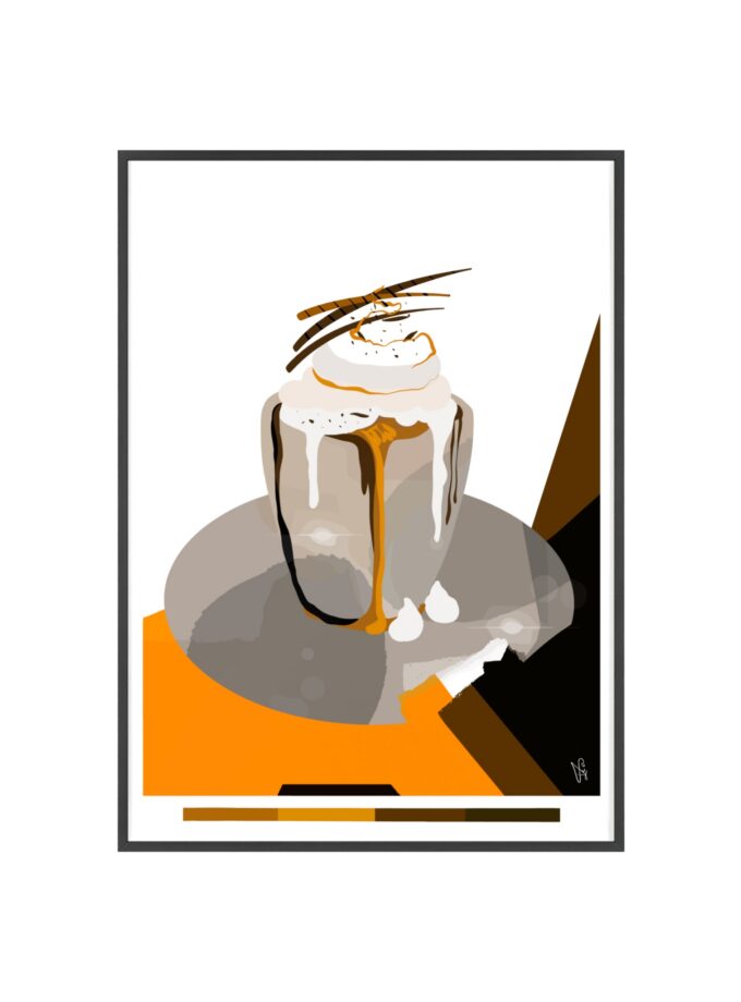 Caramel Bliss Poster, Framed