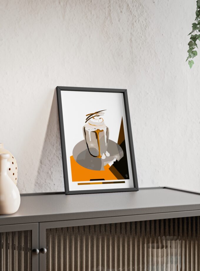 Caramel Bliss Poster, Framed