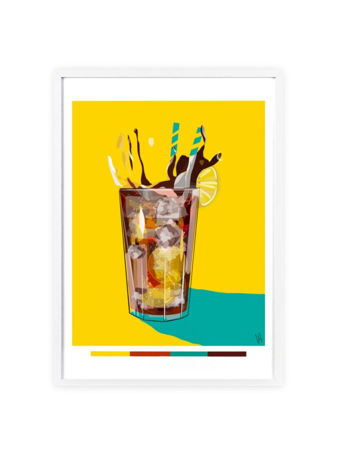 Splash Poster, Framed