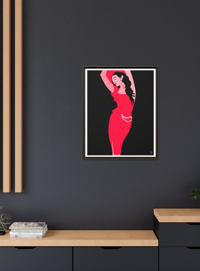Goddess Canvas, Framed