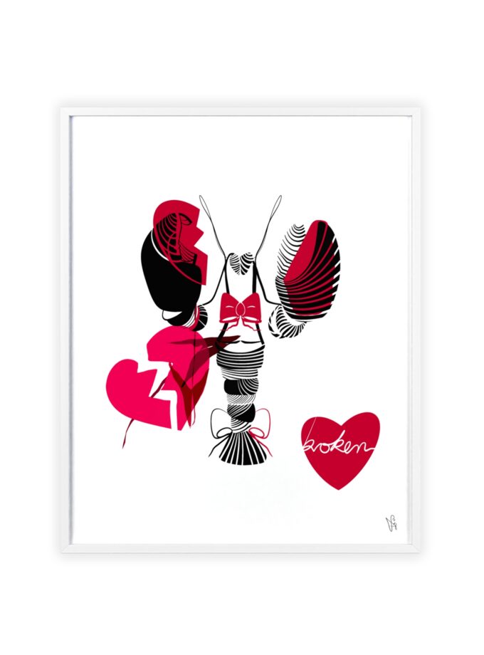 Heartbroken Poster, Framed