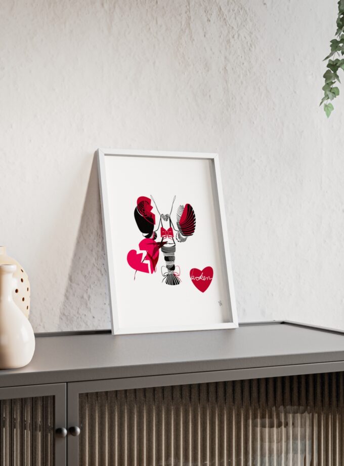 Heartbroken Poster, Framed