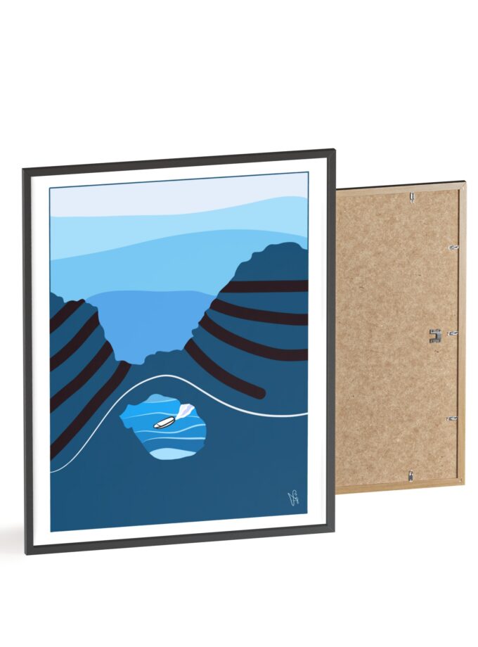 Sky Is Bright Poster, Framed