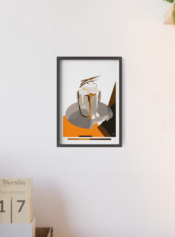 Caramel Bliss Poster, Framed