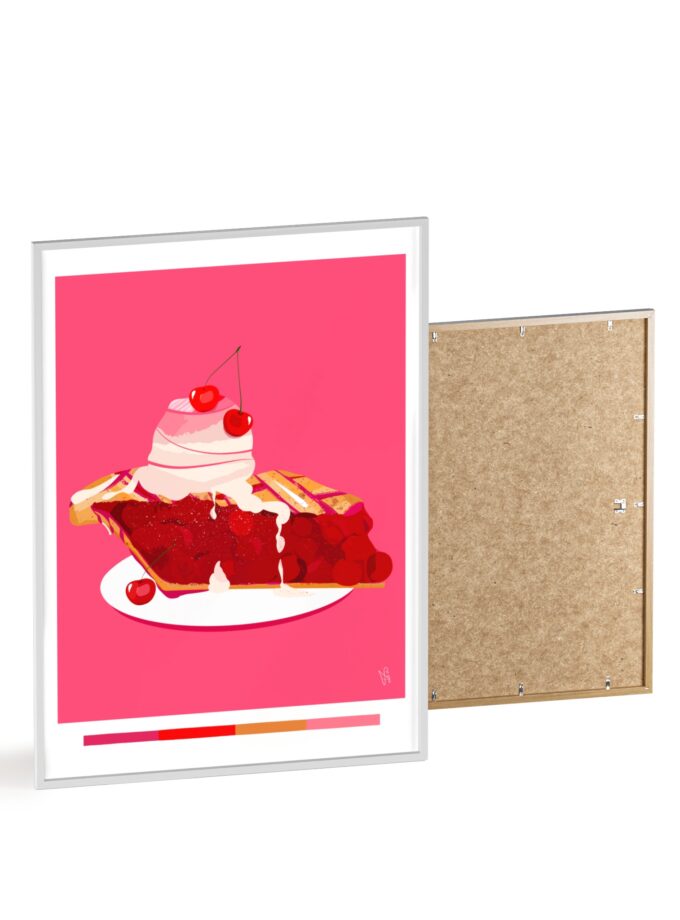 Cherry Pie Poster, Framed
