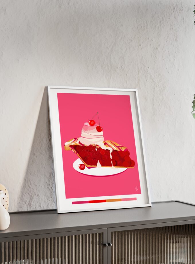 Cherry Pie Poster, Framed