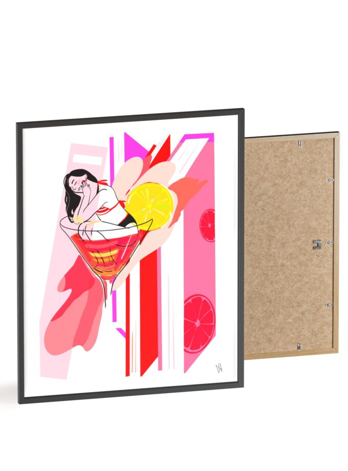 Cosmopolitana Poster, Framed