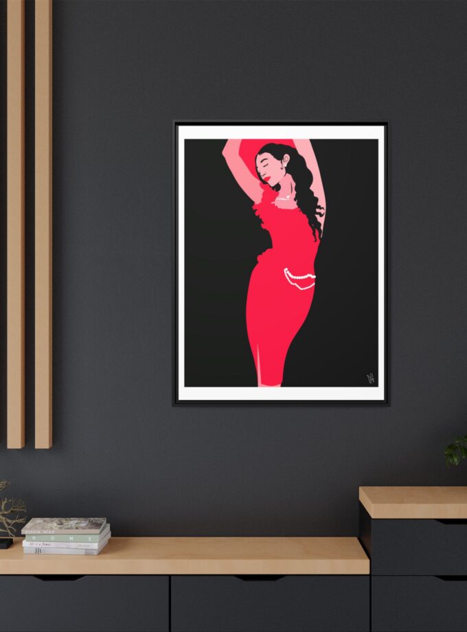 Goddess Canvas, Framed