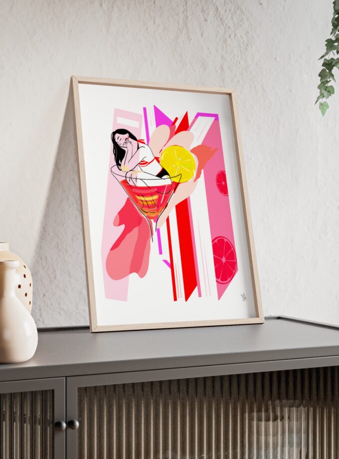 Cosmopolitana Poster, Framed