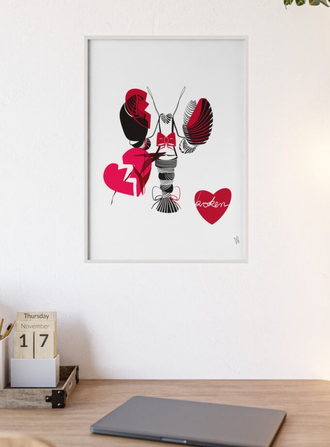 Heartbroken Poster, Framed