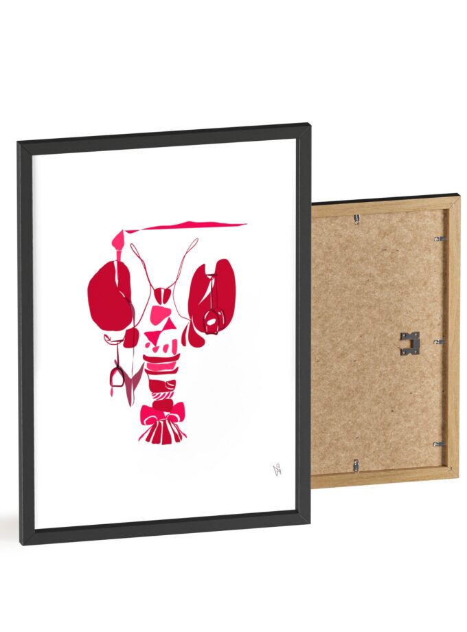 Chef's Kiss Poster, Framed