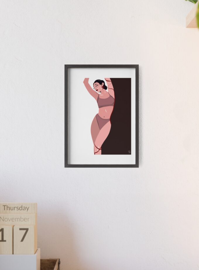 My Time Poster, Framed