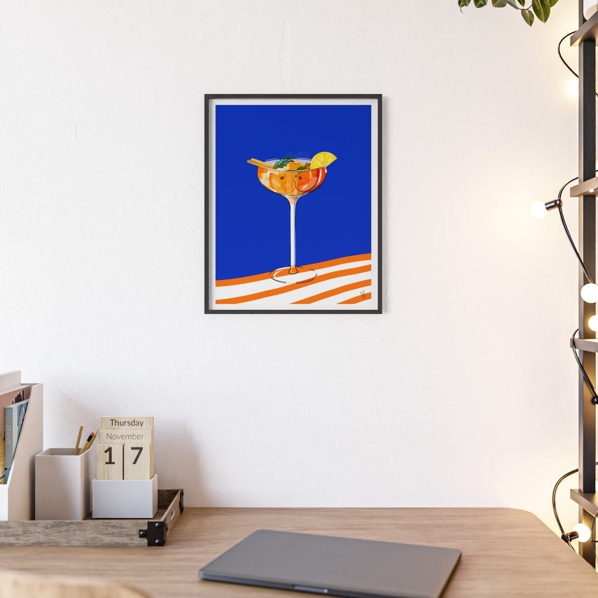 Apple Cider Poster, Framed - Image 4