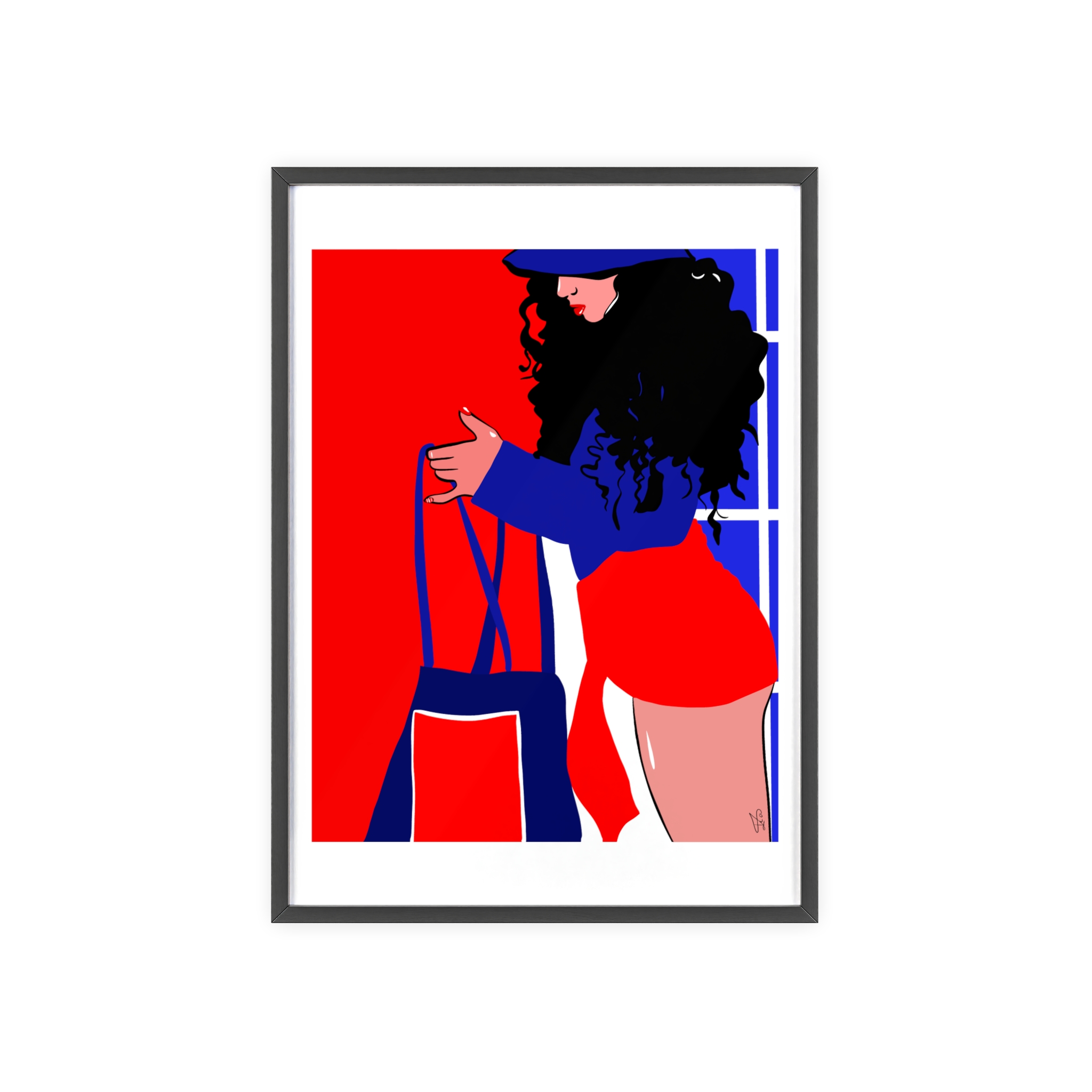 Beach Day Poster, Framed - Image 33