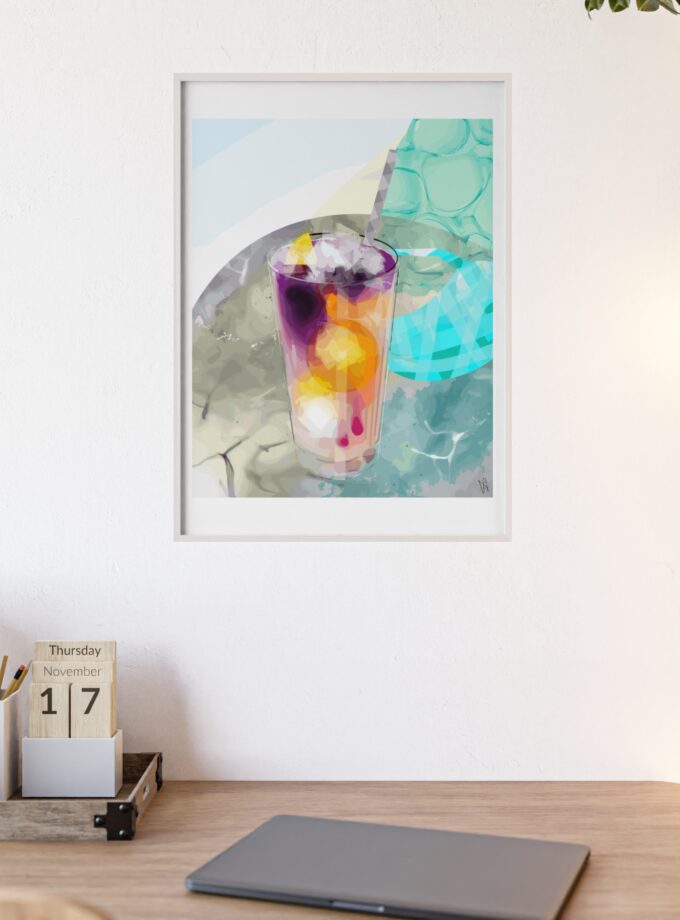 Lemonade In Zagreb Poster, Framed