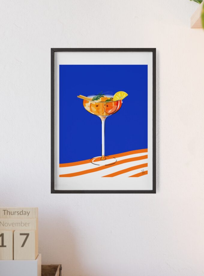 Apple Cider Poster, Framed