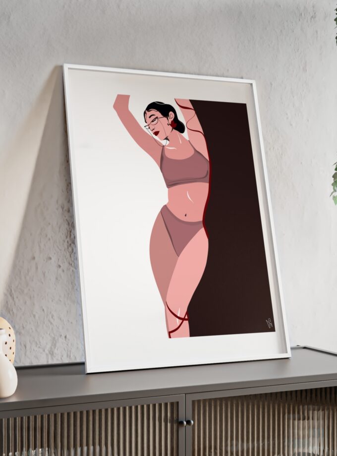 My Time Poster, Framed