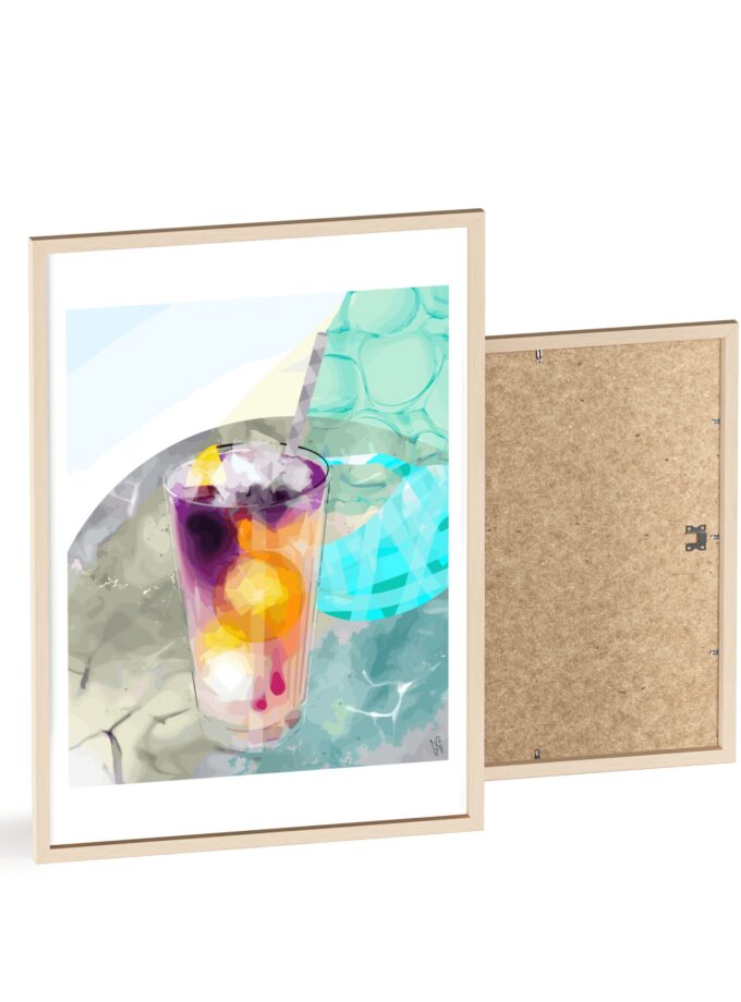 Lemonade In Zagreb Poster, Framed